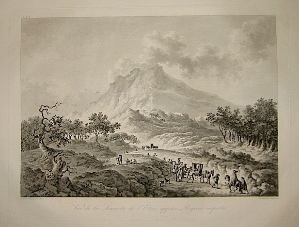 Allix Pierre-Michel Vue de la Sommité de l'Etna, appellée Regione scoperta 1783 Parigi 